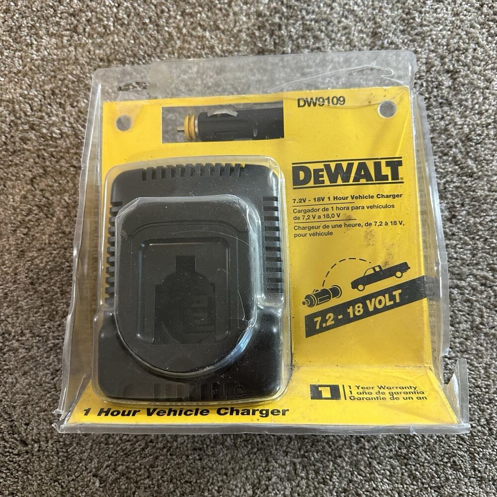 Dewalt DW9109 One Hour Vehicle Car Truck Battery Charger 7.2v-18v